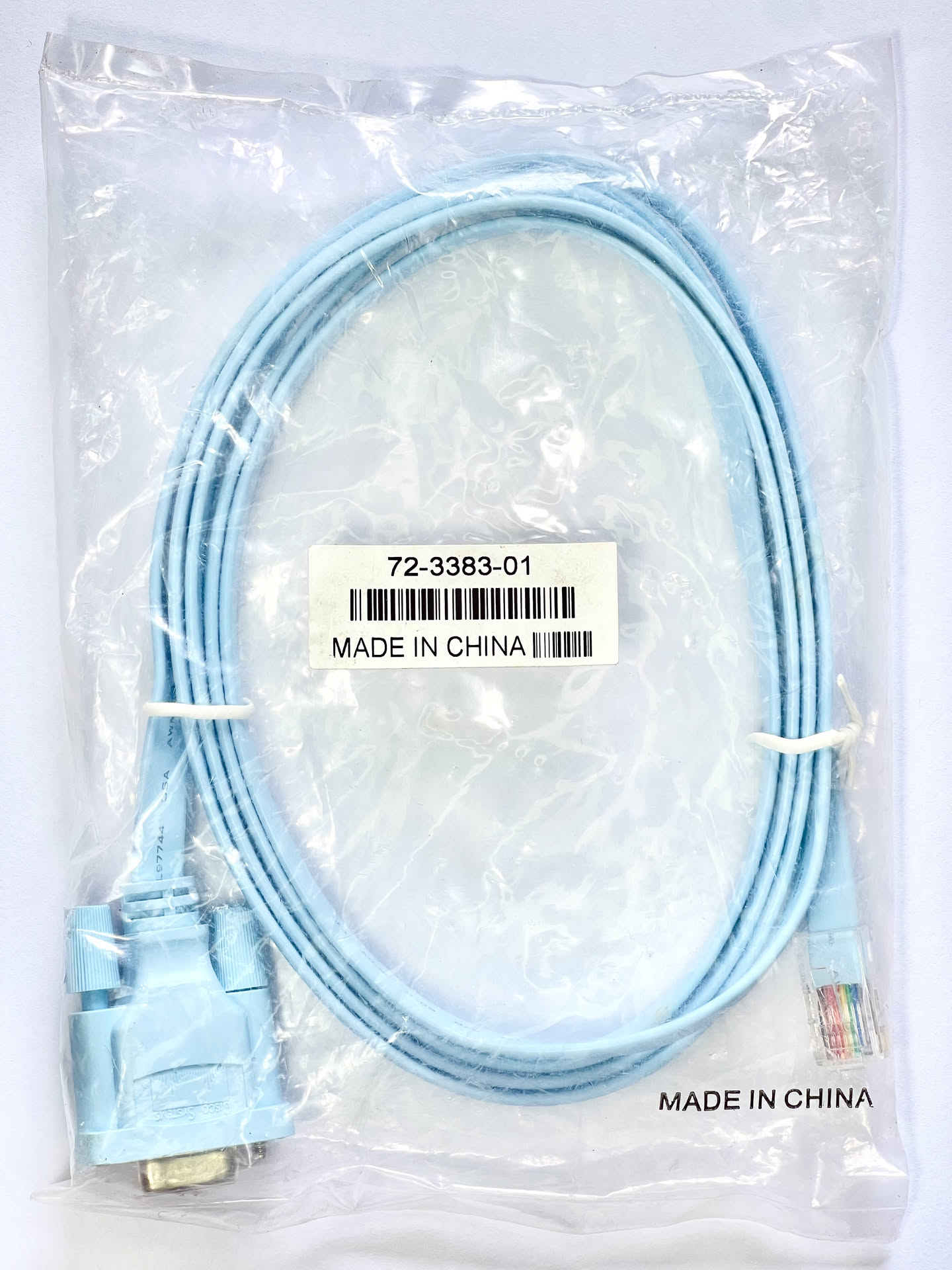 Genuine Cisco RJ45 to DB9 Serial Console Cable