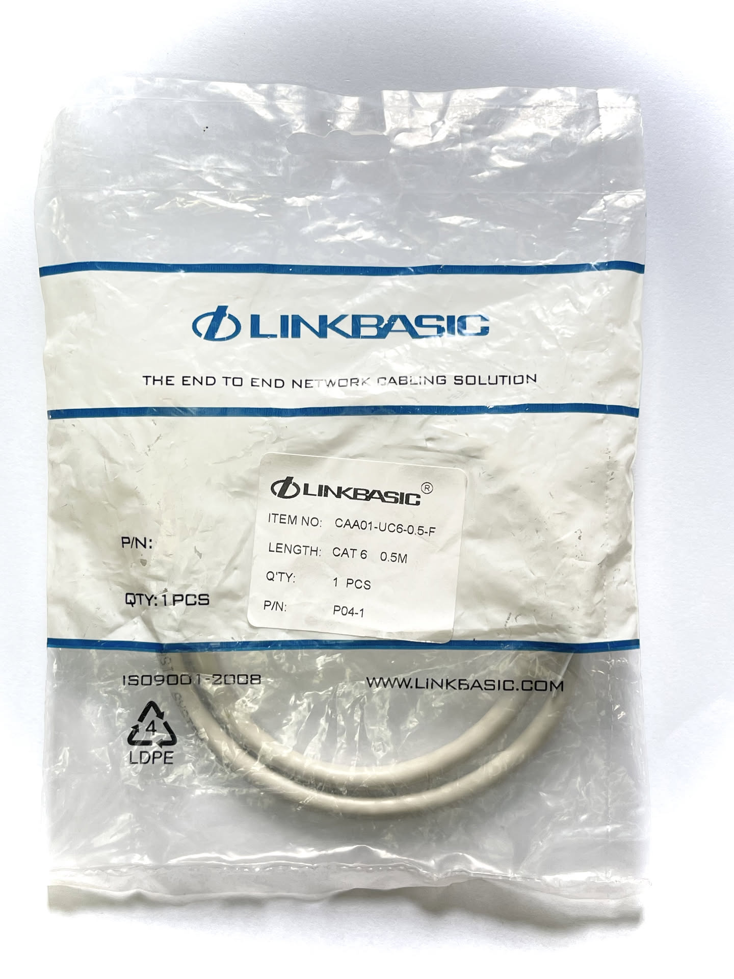 Linkbasic Cat6 UTP Patch Cord (0.5m)